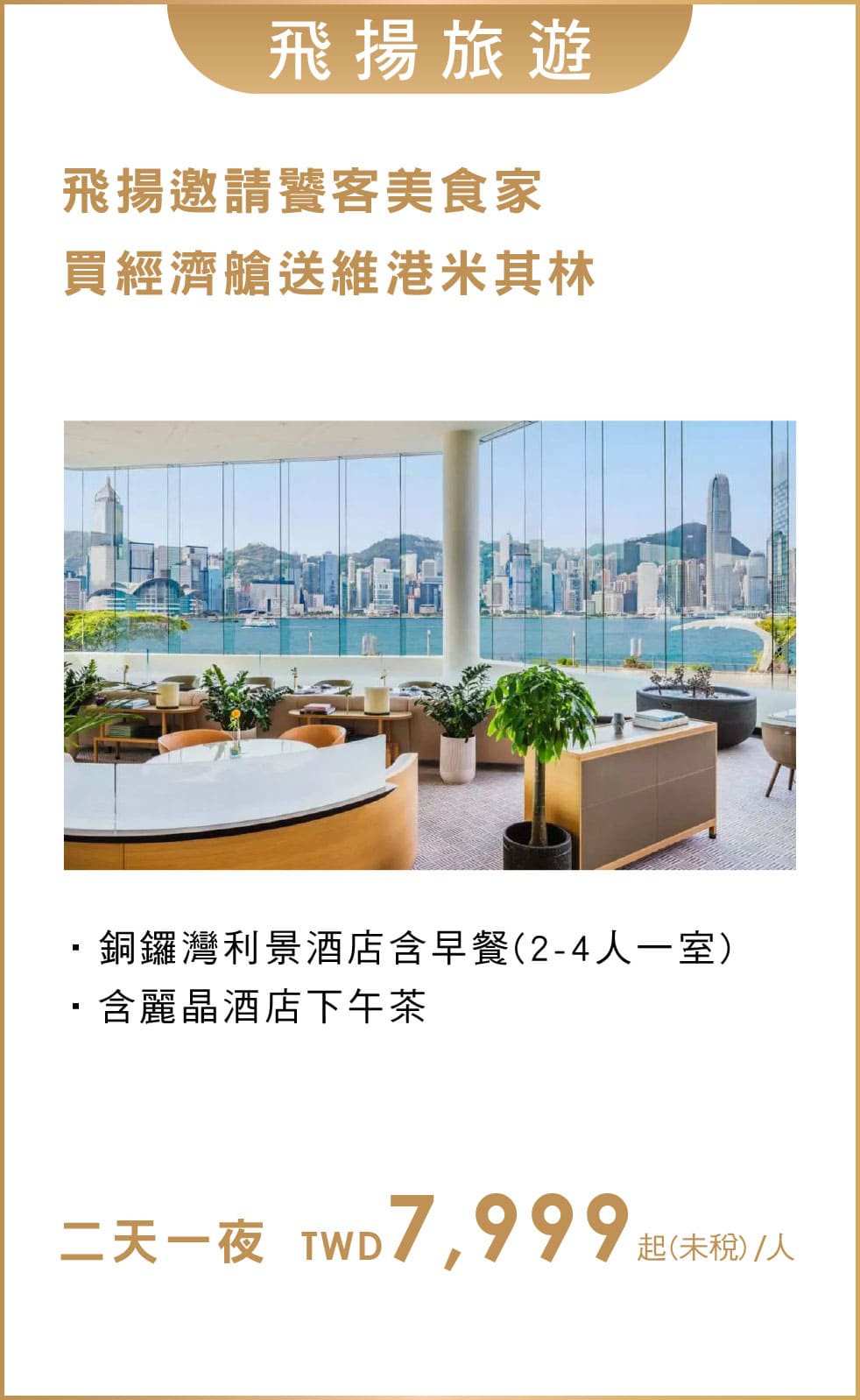 飛揚旅遊 經濟艙